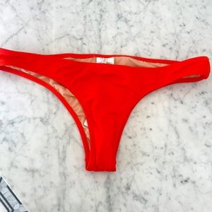 Jcrew Small bright orange bikini bottom